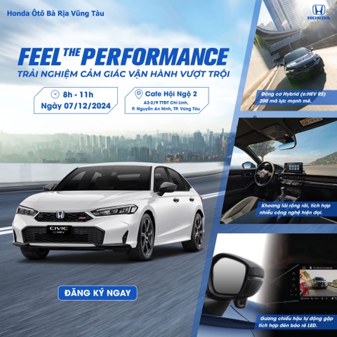 FEEL THE PERFORMANCE & LÁI THỬ | TP. VŨNG TÀU