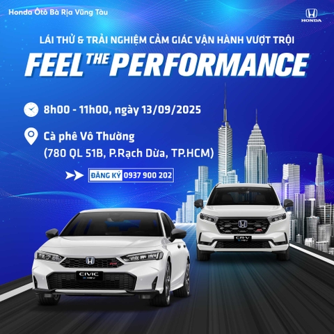 SỰ KIỆN LÁI THỬ CÁC DÒNG XE Ô TÔ HONDA