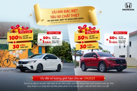 ƯU ĐÃI ĐẶC BIỆT - TẬU XE CHẤT THIỆT