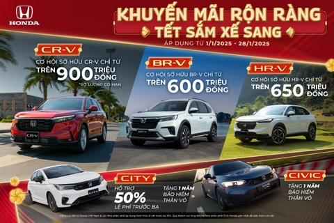 Khuyến mãi rộn ràng – Tết sắm xế sang