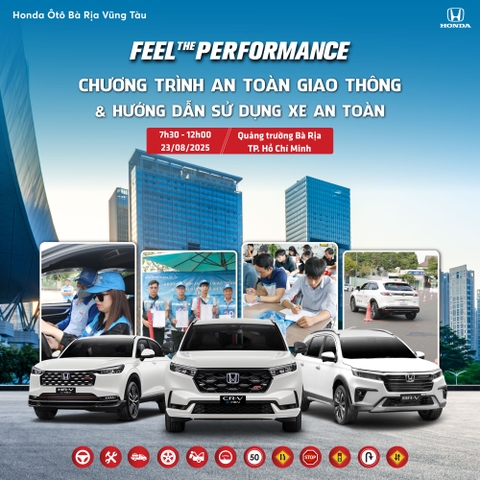 FEEL THE PERFORMANCE  & TRẢI NGHIỆM LÁI XE AN TOÀN CÙNG HONDA