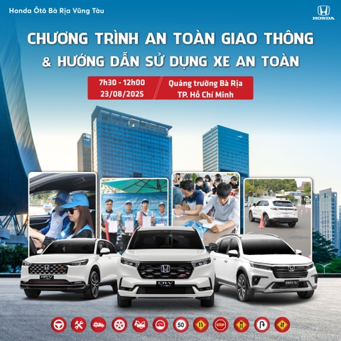 TRẢI NGHIỆM LÁI XE AN TOÀN CÙNG HONDA
