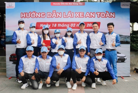 HONDA ÔTÔ BÀ RỊA VŨNG TÀU TỔ CHỨC THÀNH CÔNG CHƯƠNG TRÌNH “HƯỚNG DẪN LÁI XE AN TOÀN & TRI ÂN KHÁCH HÀNG THÂN THIẾT”