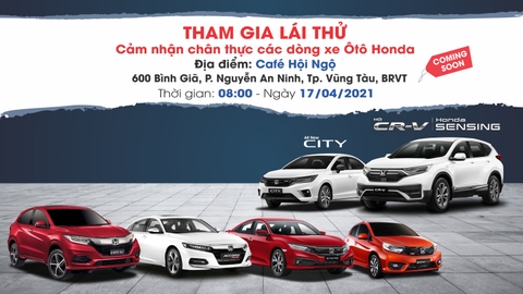 TEST DRIVE - LÁI THỬ & TRẢI NGHIỆM TẠI VŨNG TÀU