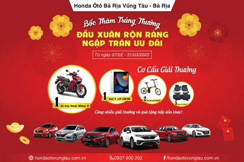 CHƯƠNG TRÌNH BỐC THĂM TRÚNG THƯỞNG “ĐẦU XUÂN RỘN RÀNG – NGẬP TRÀN ƯU ĐÃI”