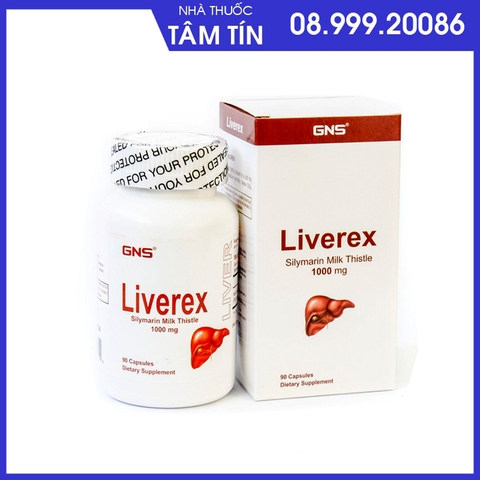 GAN LIVEREX GNS  (NK Mỹ) lọ 90 viên