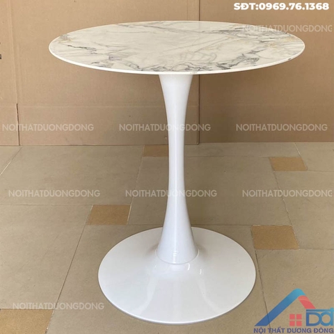 Bàn tiếp khách tulip mặt đá -BCF 33