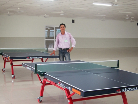 Thiết kế phòng tập bóng bàn tại công ty Singapo Equesl