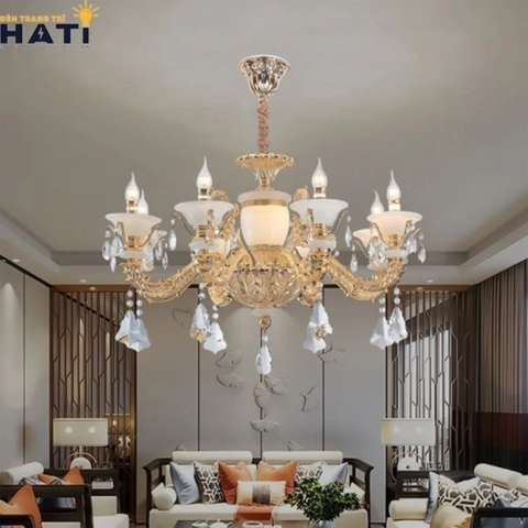 Điểm qua mẫu đèn chùm cổ điển giá rẻ phù hợp cho phòng khách