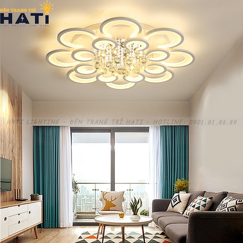 Đèn ốp trần led Taro 16 cánh
