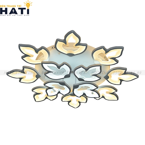 Đèn ốp trần led hình lá phong 12 cánh