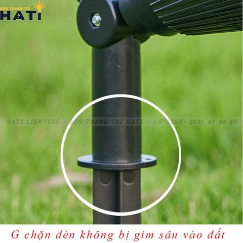 Đèn ghim cỏ năng lượng mặt trời Rudi