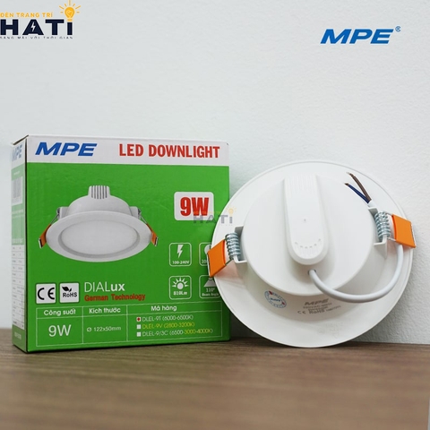 Đèn âm trần MPE Seri DLE lắp âm/lắp nổi 6w-7w-9w-12w-18w