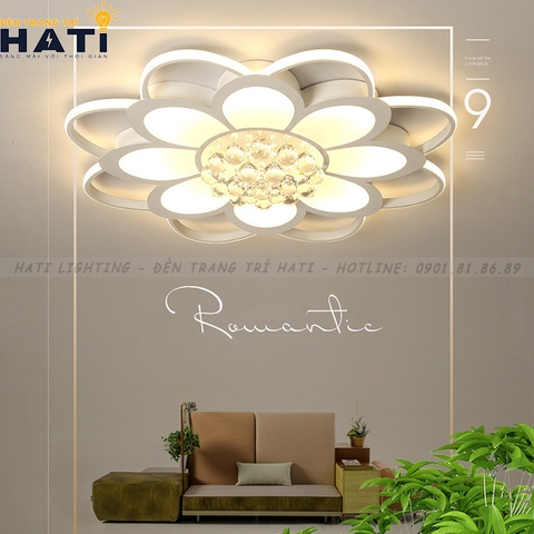 Đèn ốp trần led Tora 8 cánh