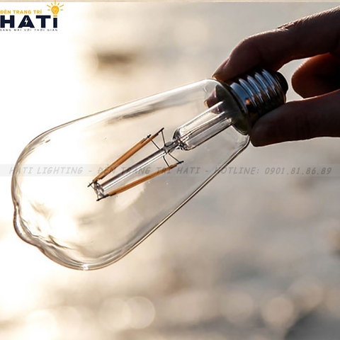 Bóng đèn thuỷ tinh Edison ST64 4w ánh sáng vàng