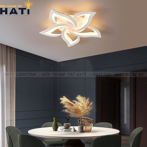 Đèn ốp trần led hình lưỡi rìu 5 cánh