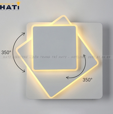 Đèn tường led Saku màu trắng