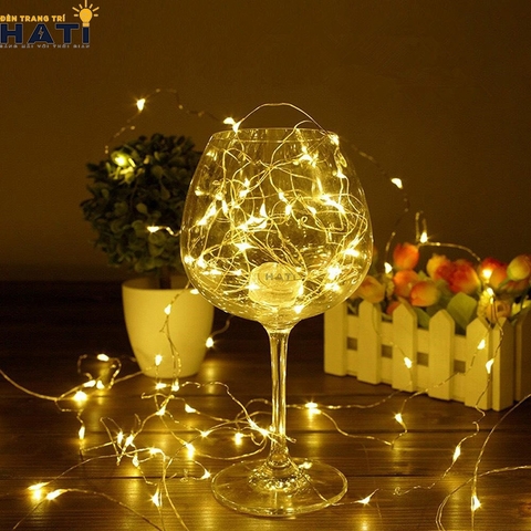 Đèn led đom đóm Fairy light dùng pin trang trí decor phòng