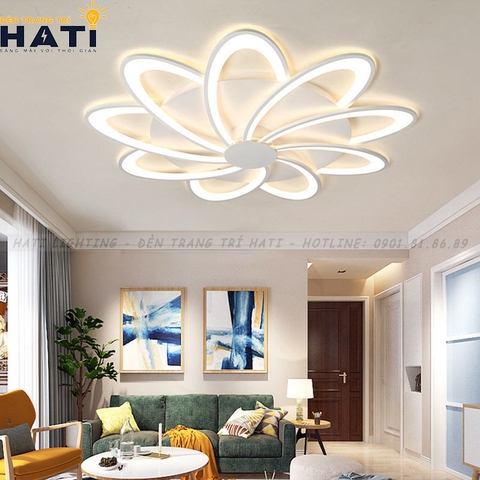 Đèn ốp trần led Sugi 9 cánh