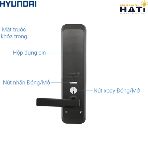 Khóa thông minh Hyundai HDL-5200SK mở khóa thẻ từ