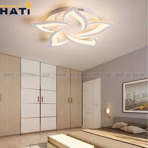 Đèn ốp trần led hình lưỡi rìu 5 cánh