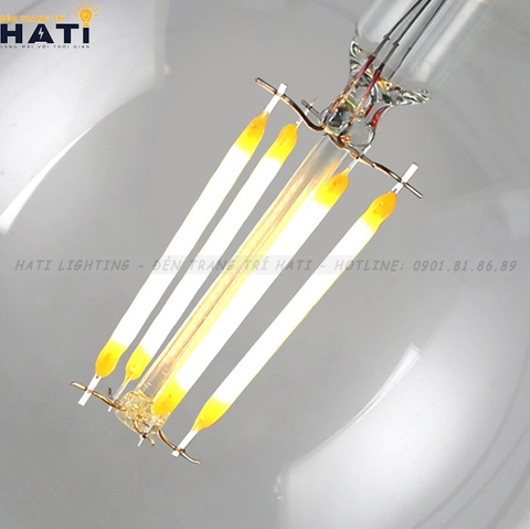 Bóng đèn thuỷ tinh G125 4w/6w ánh sáng vàng