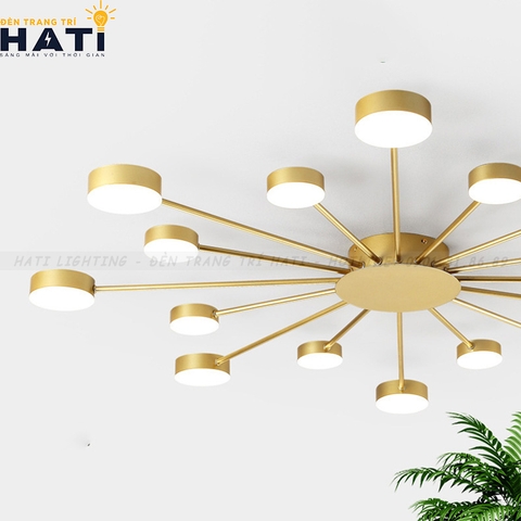 Đèn ốp decor Suki màu vàng