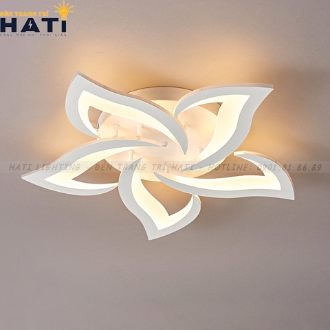 Đèn ốp trần led hình lưỡi rìu 5 cánh