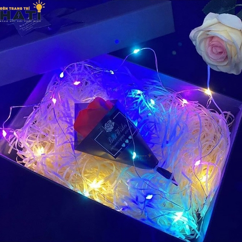 Đèn led đom đóm Fairy light dùng pin trang trí decor phòng