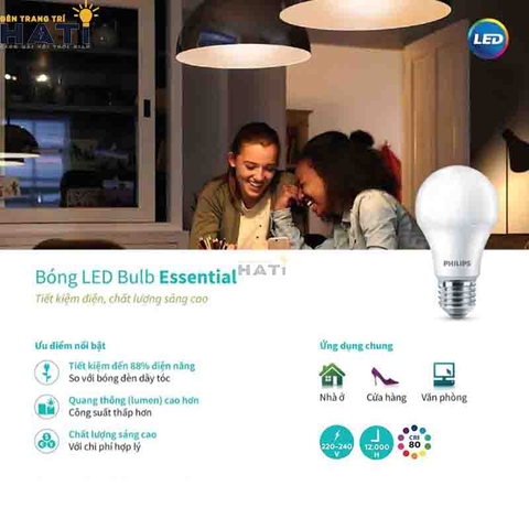 Bóng LED Philips Bulb Essential