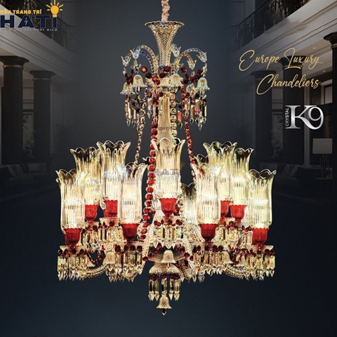 Đèn chùm pha lê Minisi