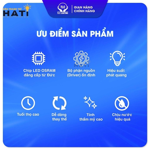 Đèn led búp TLC OS 03w