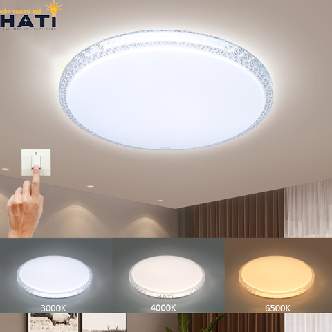 Đèn led ốp trần Kosoom pha lê