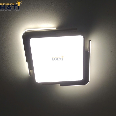 Đèn LED ốp trần Lavender viền trắng