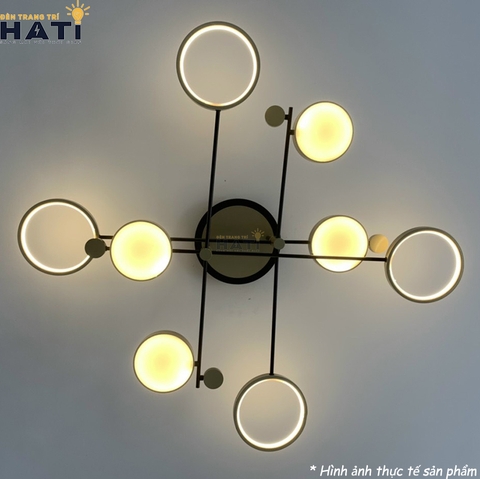 Đèn ốp decor Aki 8 bóng - ODC-013/4+4