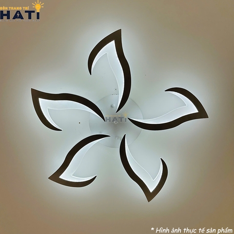 Đèn ốp trần led hình lưỡi rìu 5 cánh