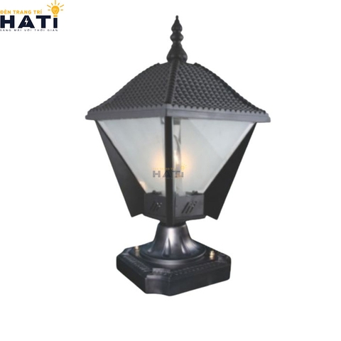 Đèn trụ cổng cao Anode màu đen