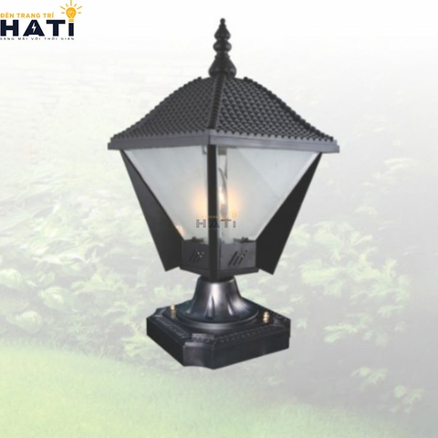 Đèn trụ cổng cao Anode màu đen
