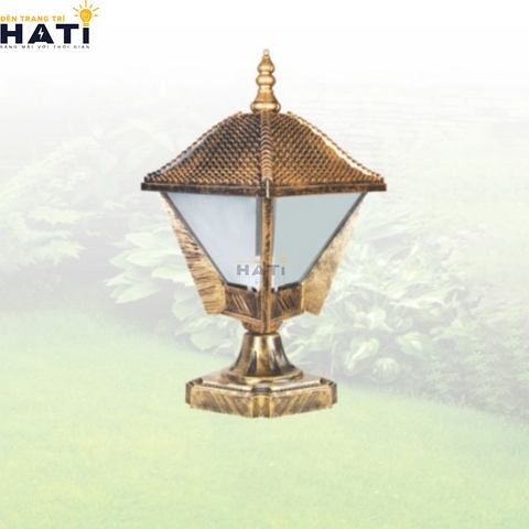 Đèn trụ cổng cao Anode màu vàng