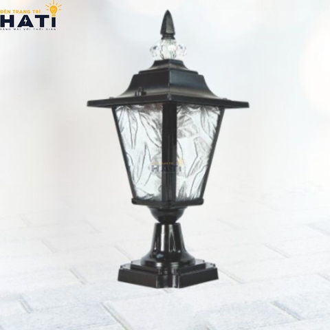 Đèn trụ cổng cao Cuflink màu đen