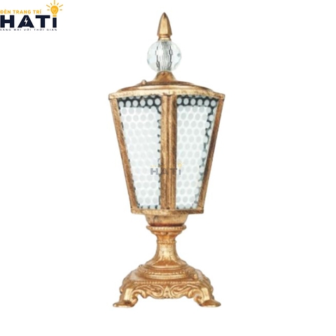 Đèn trụ cổng cao Dorite màu vàng