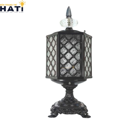 Đèn trụ cổng cao Scenic màu đen