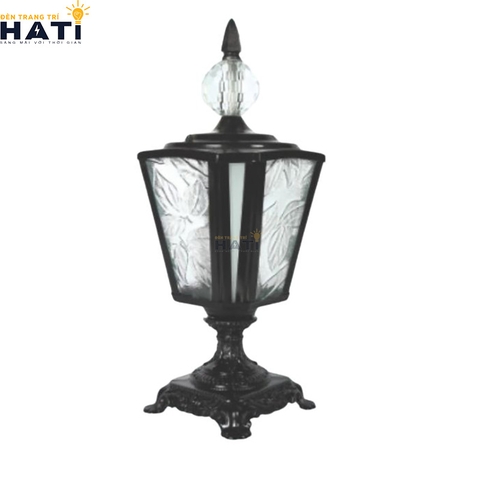 Đèn trụ cổng cao Sidian màu đen