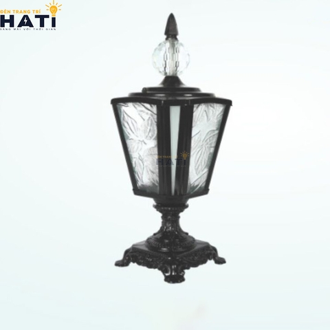 Đèn trụ cổng cao Sidian màu đen