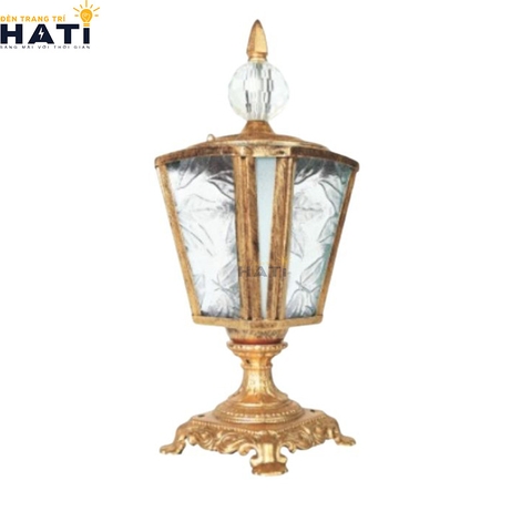 Đèn trụ cổng cao Sidian màu vàng