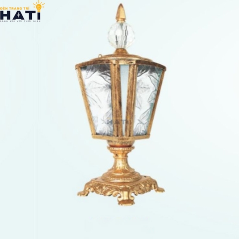 Đèn trụ cổng cao Sidian màu vàng