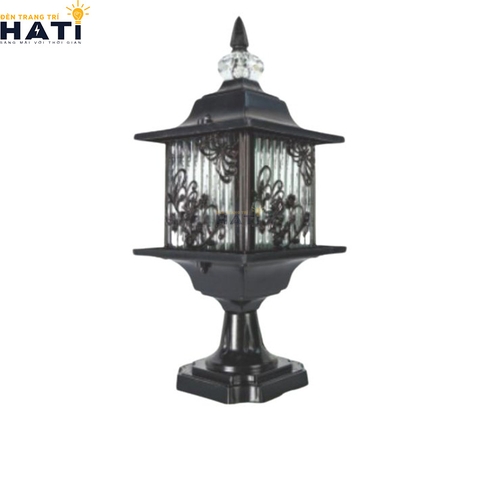 Đèn trụ cổng cao Tekti màu đen