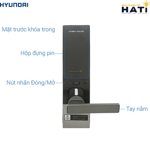 Khóa thông minh Hyundai HDL-6290SK mở khóa vân tay