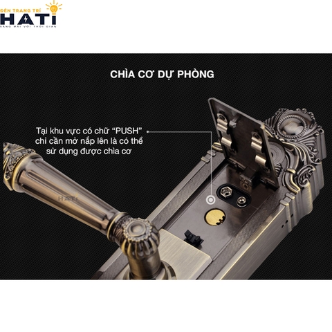 Khóa vân tay cổ điển Kaadas 6002