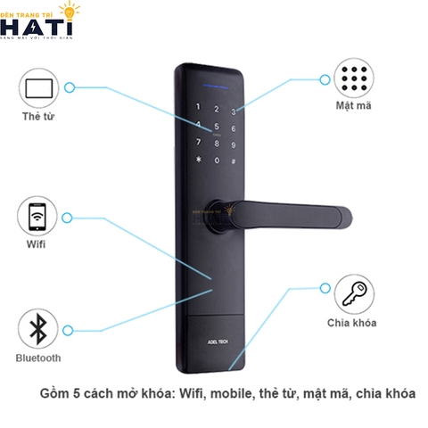 Khoá cửa điện tử Adel US12-LB7B